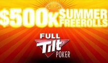 $500k Summer Freerolls von Full Tilt Poker