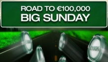 Road to €100,000 Big Sunday Promotion