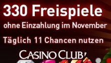 Täglich 11 Freispiele ohne Einzahlung im Casino Club